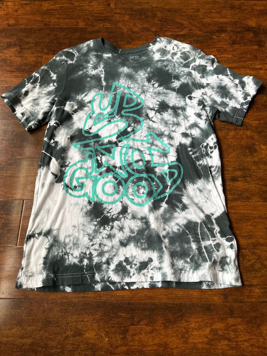 Dyed by hand Tie-Dye Tee’s in Grey