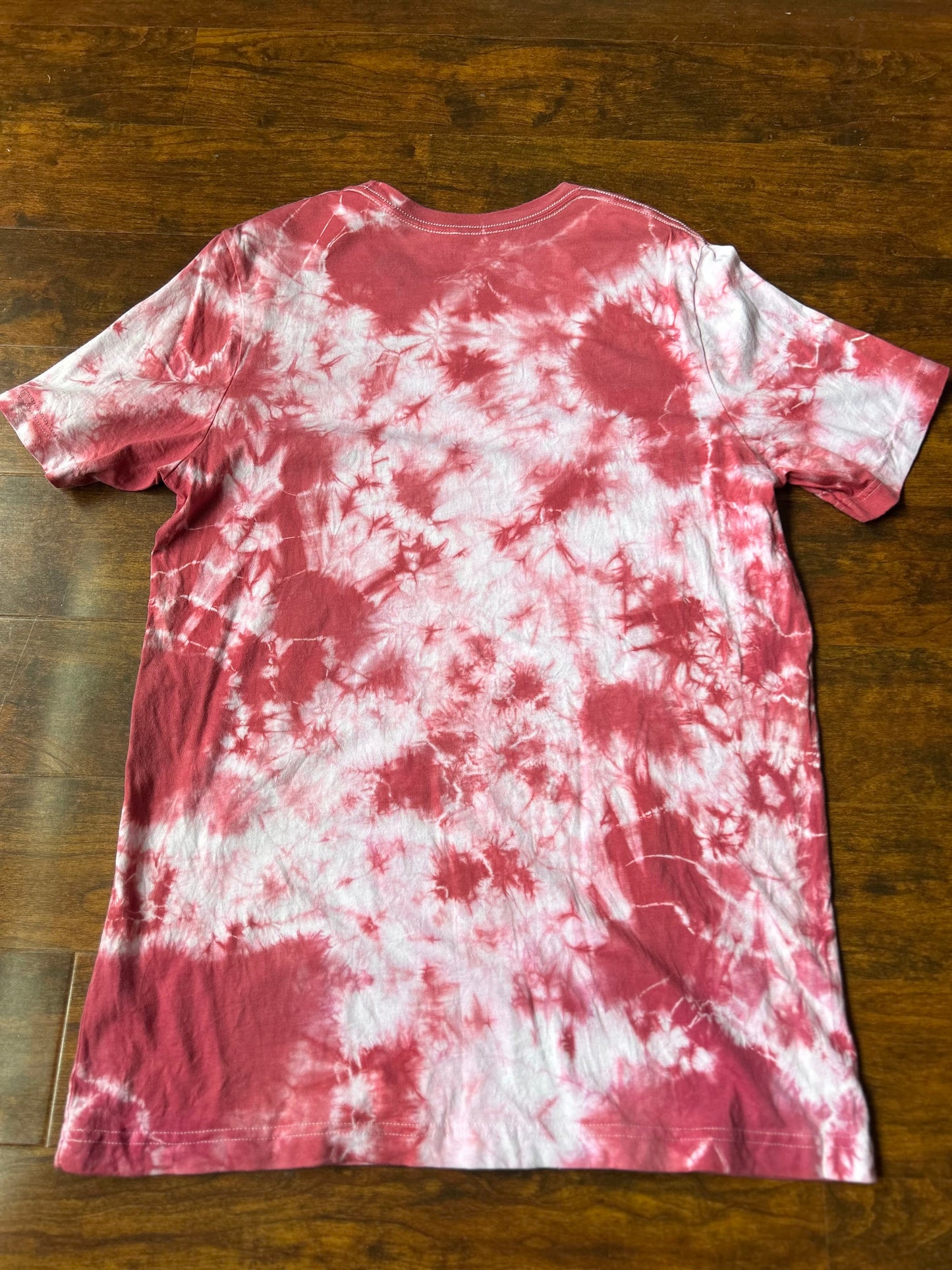 Dyed by hand Tie-Dye Tee’s in Pink