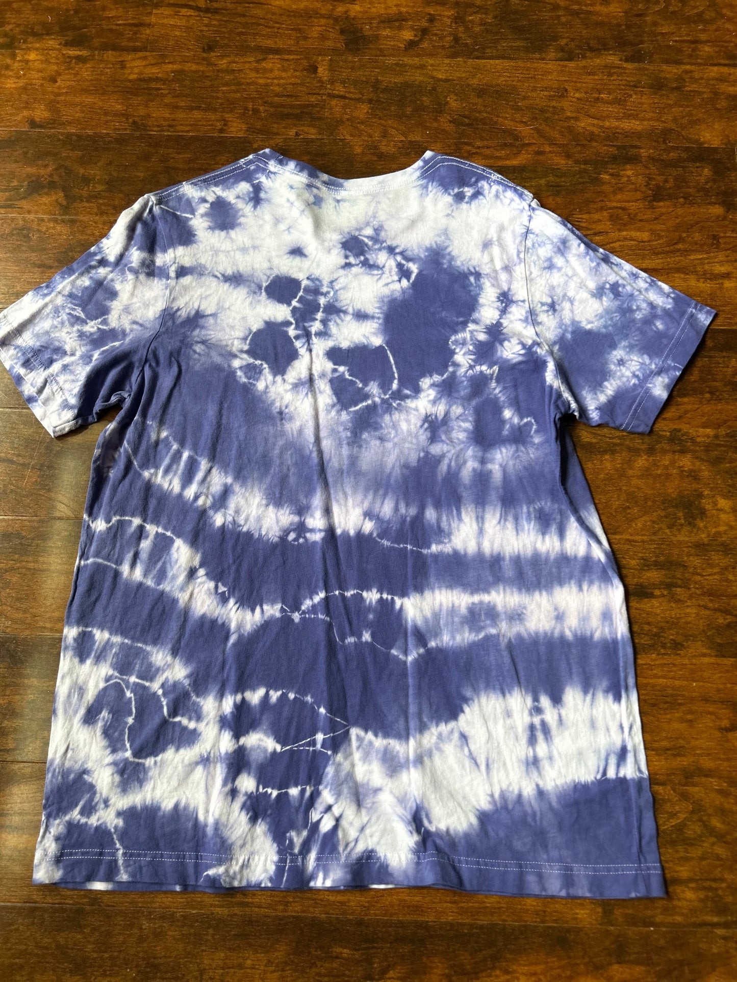 Dyed by hand Tie-Dye Tee’s in Purple