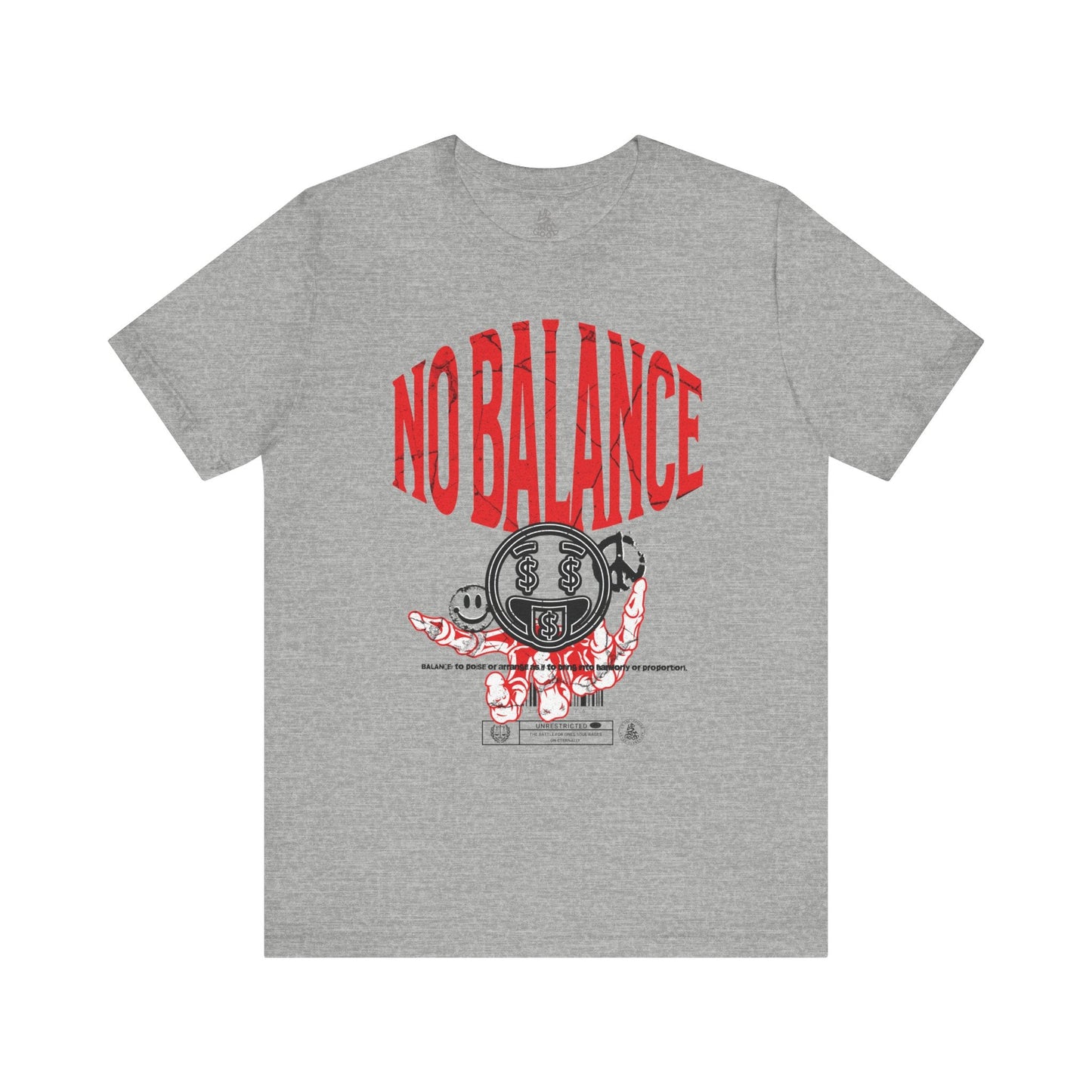 No Balance Graphic Tee in Sports Grey