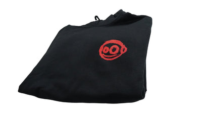 Up2NoGood Mk2 Hoodie in Black and Red